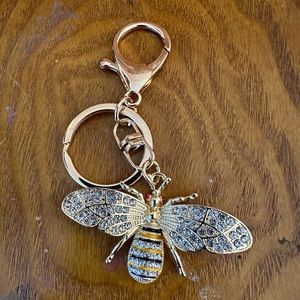 Bagcharm Keychain Bee gold